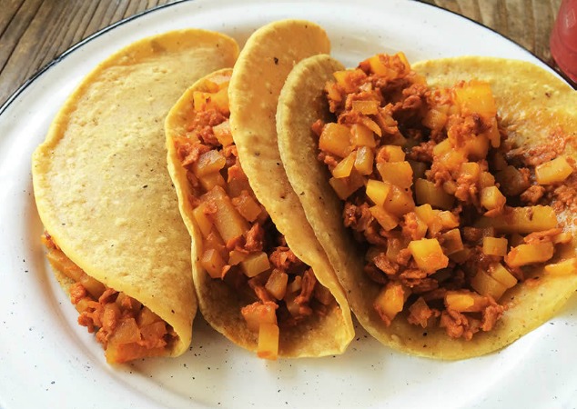 Platillos típicos de Zacatecas tacos